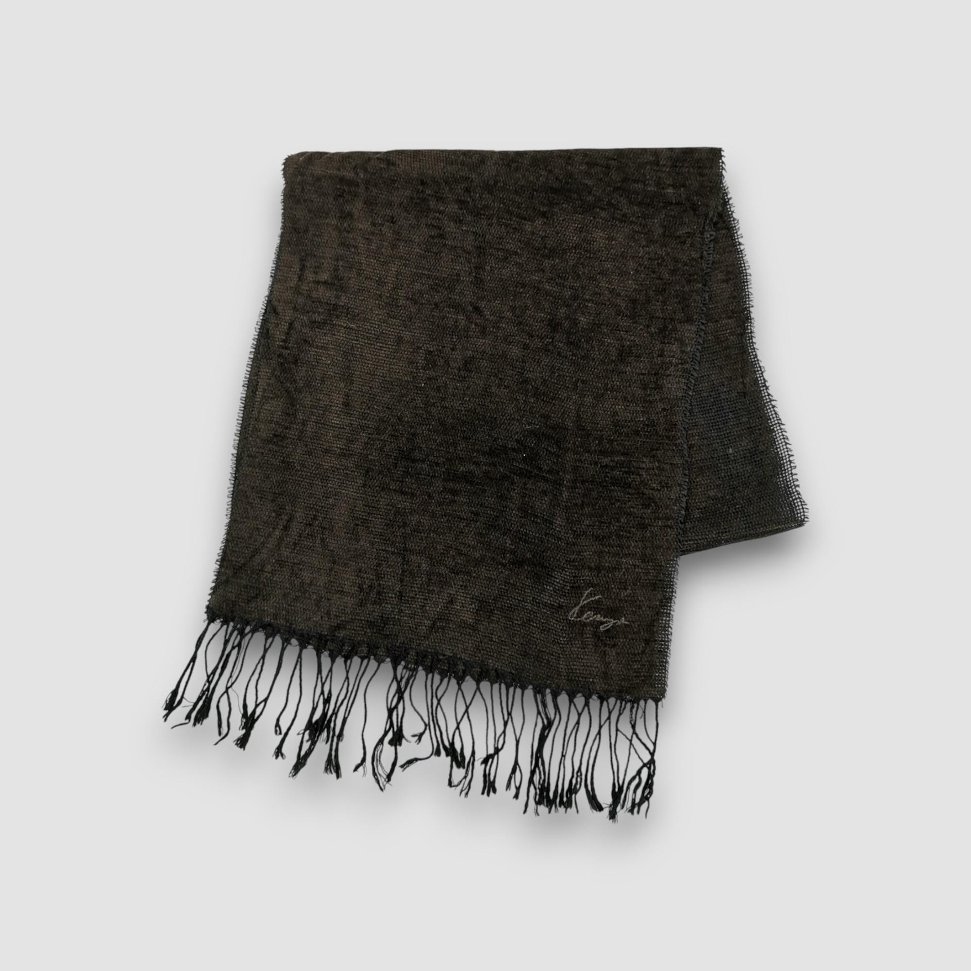 Vintage Kenzo Wool Scarf Muffler Kenzo Lambswool Scarves Womens