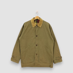 ジャケット・アウター J. CREW cotton car coat 90s 90's J.CREW LEATHER WOOL LINING CAR COAT,USED/VINTAGE (Men's