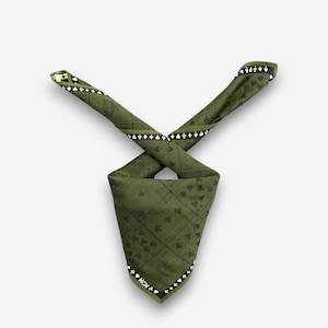 Vintage MCM Handkerchief MCM Bandana Authentic Luxury Womens Accessories Neckerchief Pocketsquare Neck Scarf Headband Summer Gift for Her