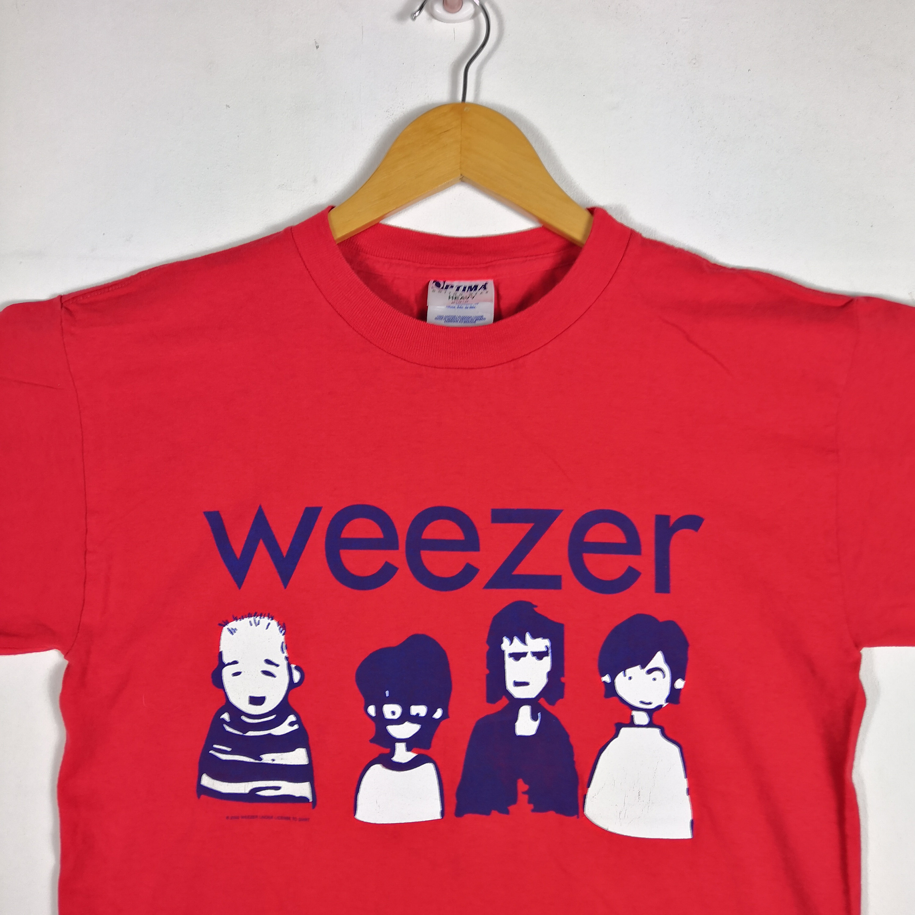 Vintage 2000s Weezer Tshirt Medium Weezer Promo Band Shirt Etsy
