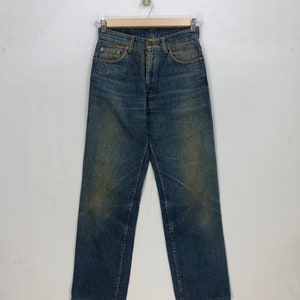 W29 Vintage 90s Levis 510 Rusty Stone Wash Jeans Levi&#39;s Womens High Waisted Pants Levis Denim Levis Girlfriend Ripped Jeans Size 29x29