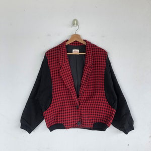 Vintage Peggy Cardigan Jacket 90s Womens Cardigan Varsity Jacket Mens Sherpa Wool Jacket Baseball Jacket  Jacket Medium Size M