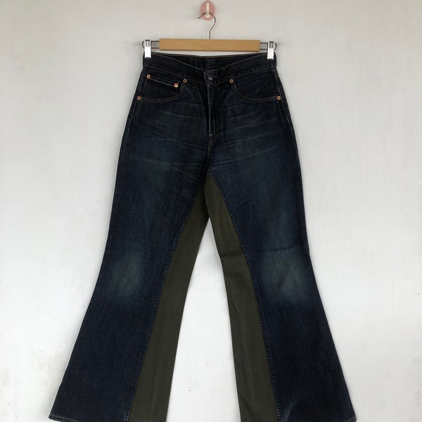 Size 27x31 Vintage Levis 525 Reconstruct Bell Bottom Jeans Y2K Levis Bootcut Wide Leg Denim Levis High Rise Pants Levis Girlfriend Jeans W27