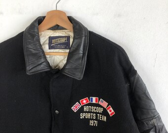 [ 50%OFF ] カット無し切手　コートジボワール  cbj_s190_er Vintage Hotscoop Member Varsity Jacket 90s Mens Baseball