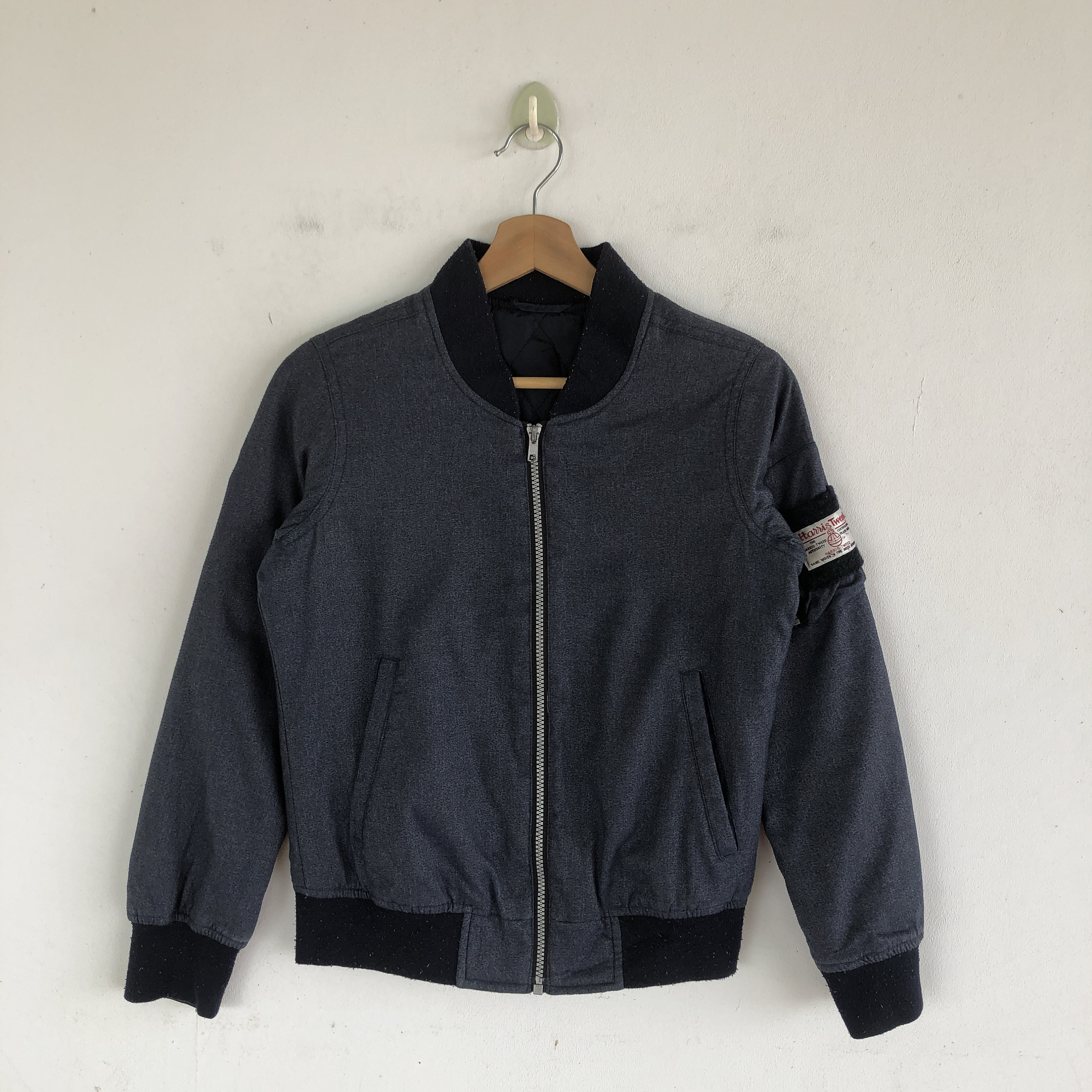 Harris tweed deals bomber jacket