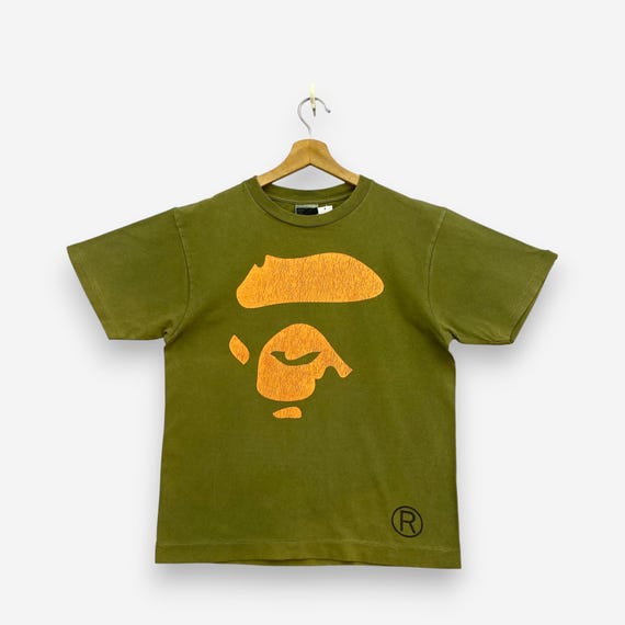 Vintage Y2K A Bathing Ape T-shirt Small BAPE Head Japan
