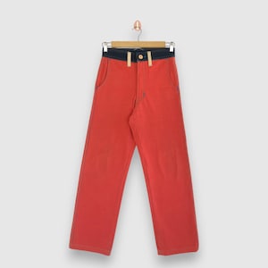 W28 Vintage FARMS Color Block Jeans 70s Union Made FARMS Women High Waisted Pants FARMS Multi Color Jeans Girlfriend Denim Size 28x30