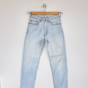 W30 Vintage Levi&#39;s 626 Light Wash Jeans 90s Levis High Waist Women Pants Levis Sun Faded Straight Denim Classic Levis Mom Jeans Size 30x30