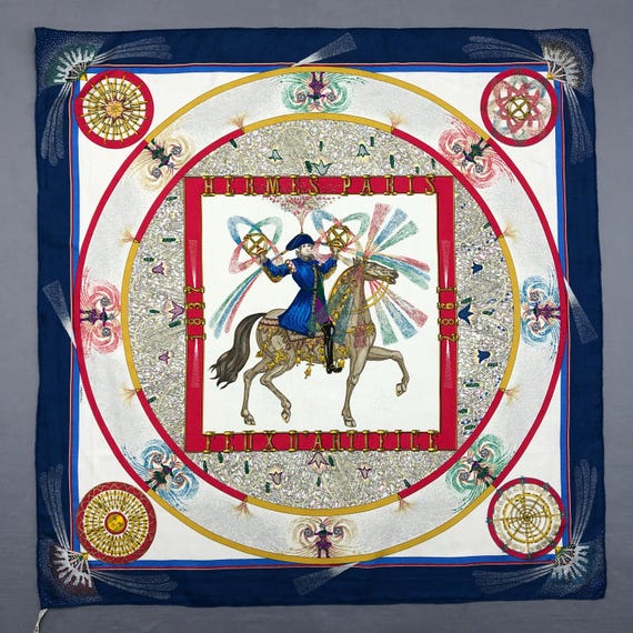 Hermès 1987 Feux d'Artifice Silk Scarf – Carny Couture