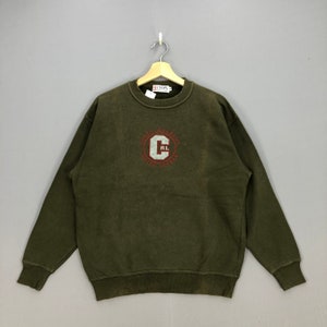 Vintage Y2K Chaps Pullover Medium Ralph Lauren Sweatshirt Women&#39;s Ralph Lauren Athletic Jumper Sportswear Menswear Sweater Olive Size M