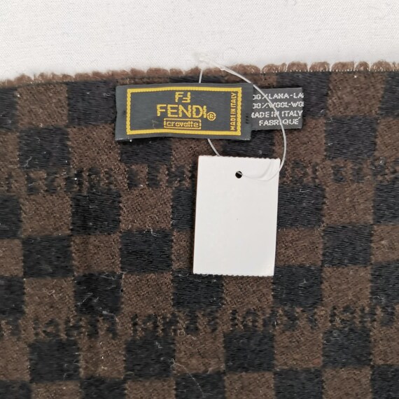 Buy Vintage Fendi Lambswool Scarf Fendi Monogram Wool Muffler Wrap