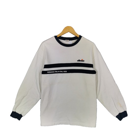 Vintage 90s Ellesse Italia Perugia Sweatshirt Med… - image 1
