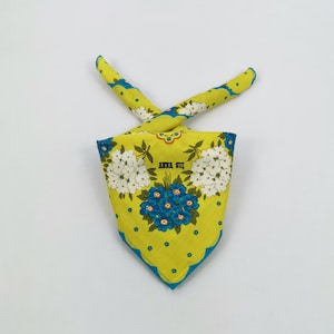Vintage Anna Sui Handkerchief Bandana Anna Sui Pocket Squares Anna Sui Neckerchief Neck Wear Womens Luxury Accessories Scarves Gift for Her
