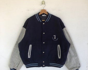 Vintage 60s 70s Butwin Leather Varsity Jacket Athletic