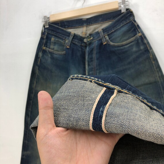 W30 Vintage Full Count Selvedge Jeans Y2k Harajuk… - image 8