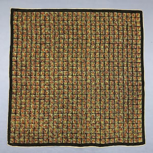 Vintage Silk Neck Scarf, Vintage Silk Stole Scarf, Vintage 80s Silk Muffler, Vintage Classic Silky Scarf, Vintage 80s Shawl, Square Scarf