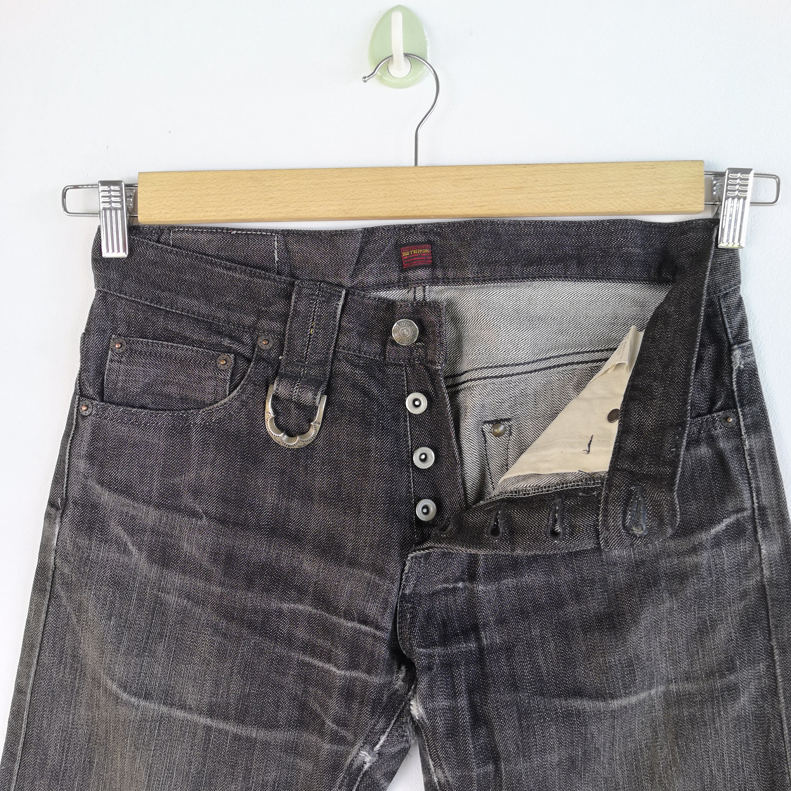 EGO TRIPPING DUAL×EGO TRIPPING W31 Vintage 90's Ego Tripping Selvedge Jeans Japanese Blue