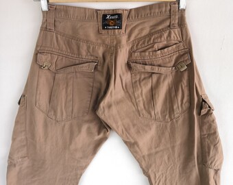 レッグウェア babaco RIBBED PANTS BROWN Brown Cargo Suit Pants | Designer Pants By Viktor&Rolf