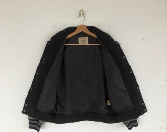 Vintage MVC Varsity Jacket 90s Casual Mens Wool Letterman
