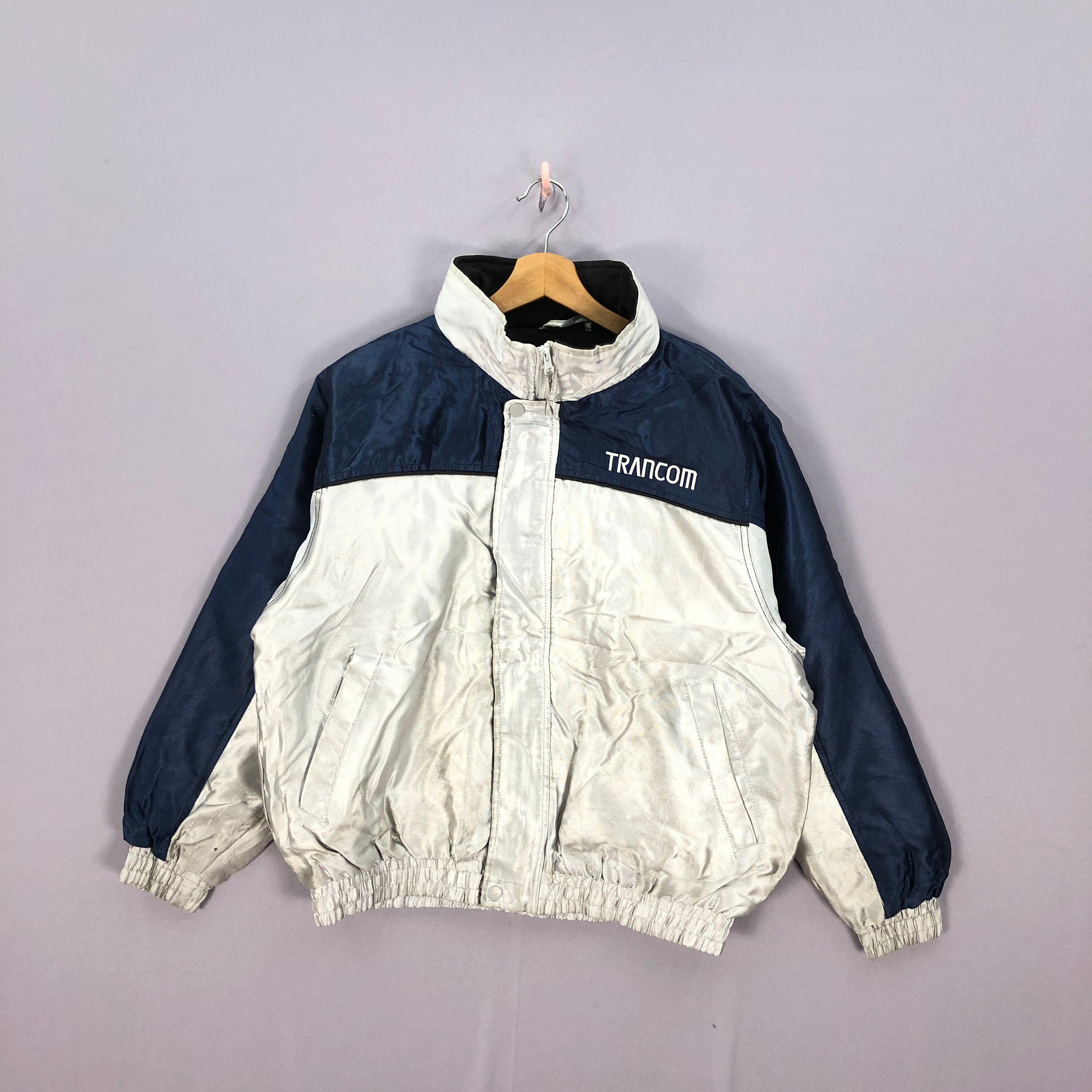 Vintage Trancom Nylon Jacket 90s Earth Hit High Performance Vintage Trancom Nylon Jacket 90s Earth Hit High Performance