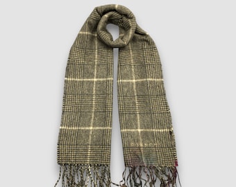 Vintage Givenchy Wool Scarf Foulards Classic Leaf Scarves Neckwear