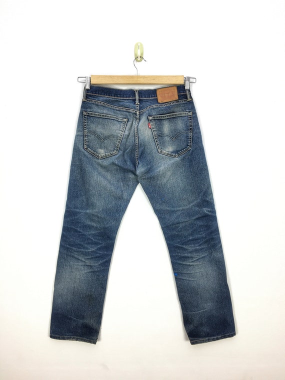 W31 Vintage Levi's 505 Distressed Jeans Y2K Women… - image 2