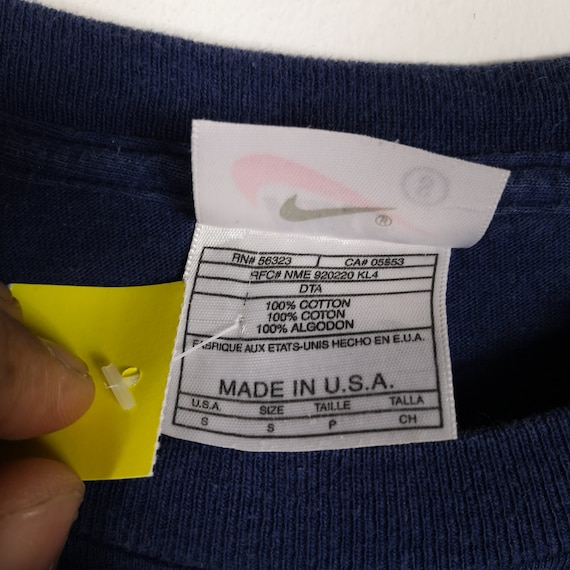 Vintage Nike Swoosh Usa T-shirt 90s Nike Volleyball Shirts Medium Womens  Nike Sportswear Crewneck Tee Blue Color Made in USA Size M 