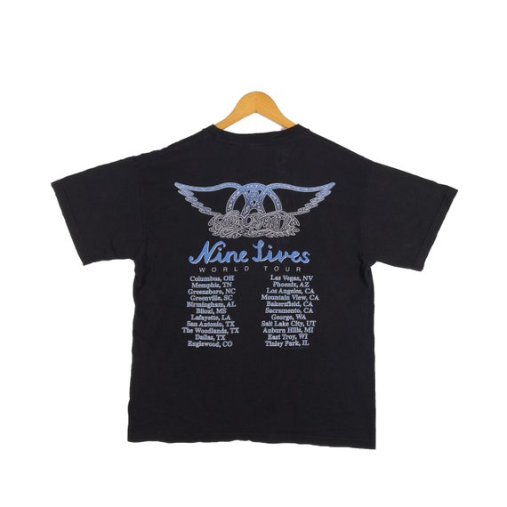 Nine Lives Tour T-Shirt - Aerosmith Official Store