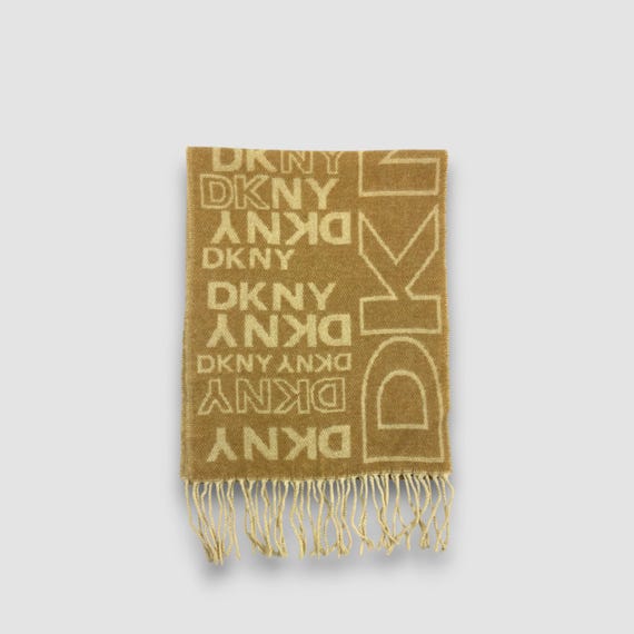 Vintage DKNY Wool Scarf Womens Winter Accessories Muffler DKNY