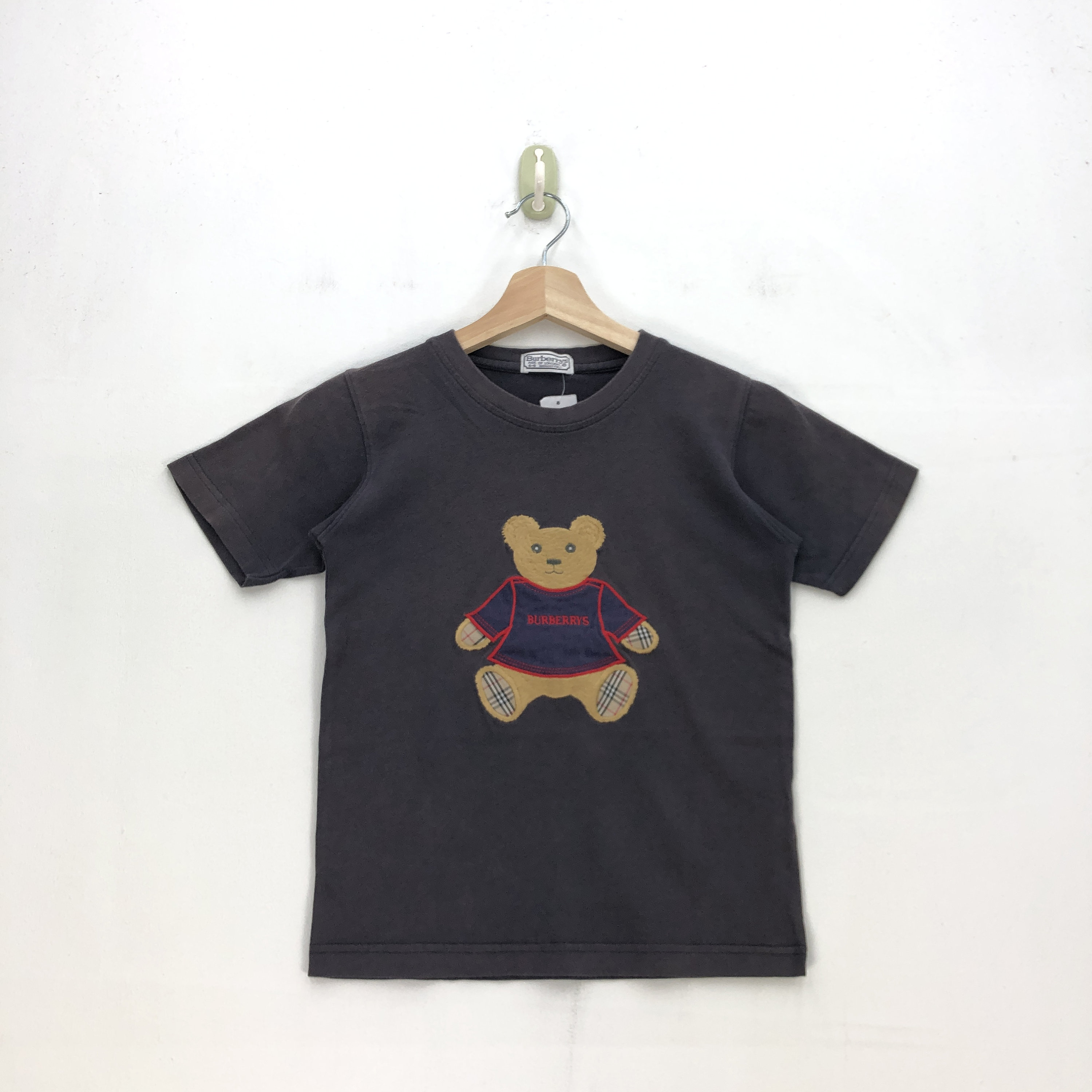 Vintage 90s Burberry London Bear Embroidery T Shirt 90s Burberry s Small Shirt Women s Burberrys England Navy Tee Size S Etsy