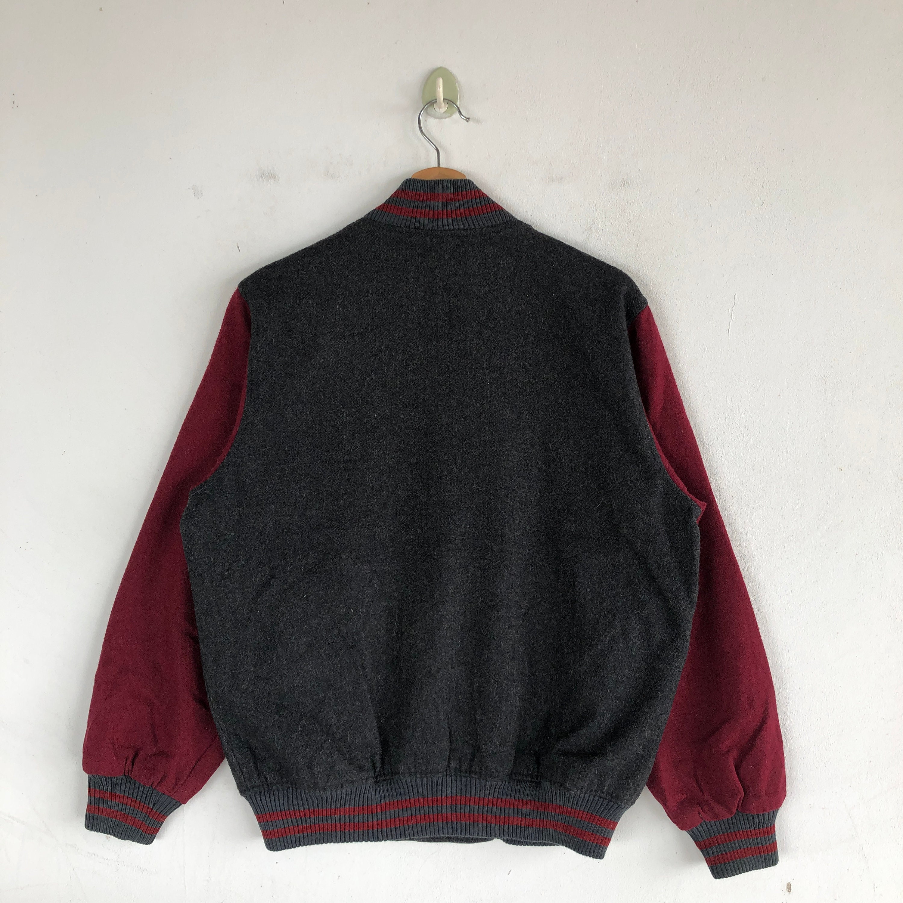 ジャケット・アウター 60s wool sports jacket Vintage 60s Y.A.C. N.B. Champs Letterman Jacket Wool Varsity