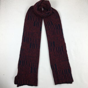 Vintage Lanvin Wool Scarf Muffler Lanvin Wool Scarf Wrap Lanvin Winter Scarf For Womens Christmas Accessories Luxury Valentine Gift For Her