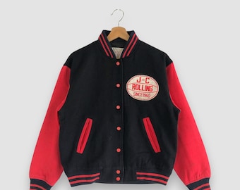 Vintage 60s 70s Butwin Leather Varsity Jacket Athletic Streetwear