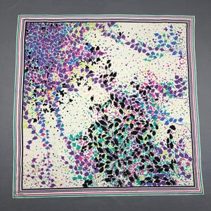 Vintage Jim Thompson Scarf, Twill Silk Scarf, Vintage Silk Muffler, Vintage Neck Scarf, Vintage Neck Accessories, Vintage Italian Scarves