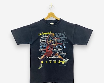 希少 90s BULLS ブルズ NBA Tシャツ JORDAN RODMAN Vintage Chicago Bulls Champs T-Shirt NBA Basketball Pippen