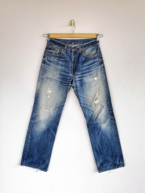 Vintage Levis 508 Jeans Distressed Denim Pants Tapered Levis - Etsy Sweden