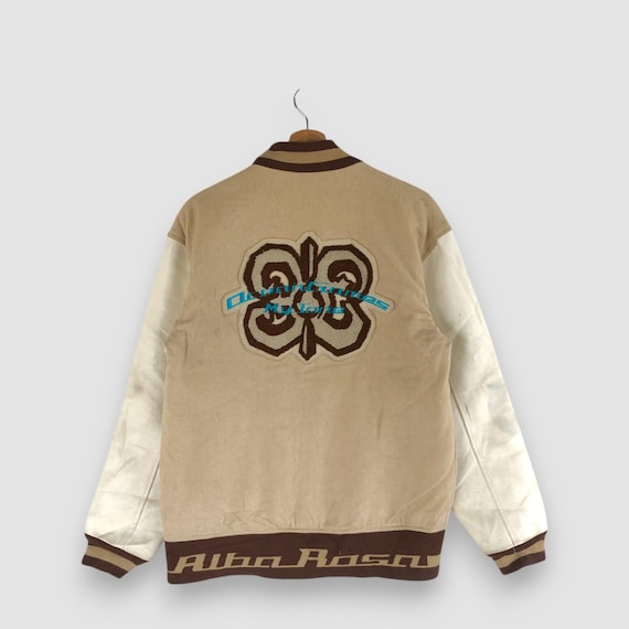 ジャケット・アウター ALBAROSA Alba Rosa My Tane ladies varsity leather / wool bomber