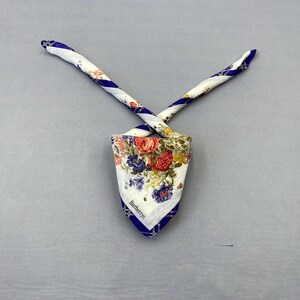 Vintage Burberry Handkerchief Burberrys Bandana Pocket Squares Neckerchief Headband Authentic Womens Accessories Scarves Summer Gift for Her