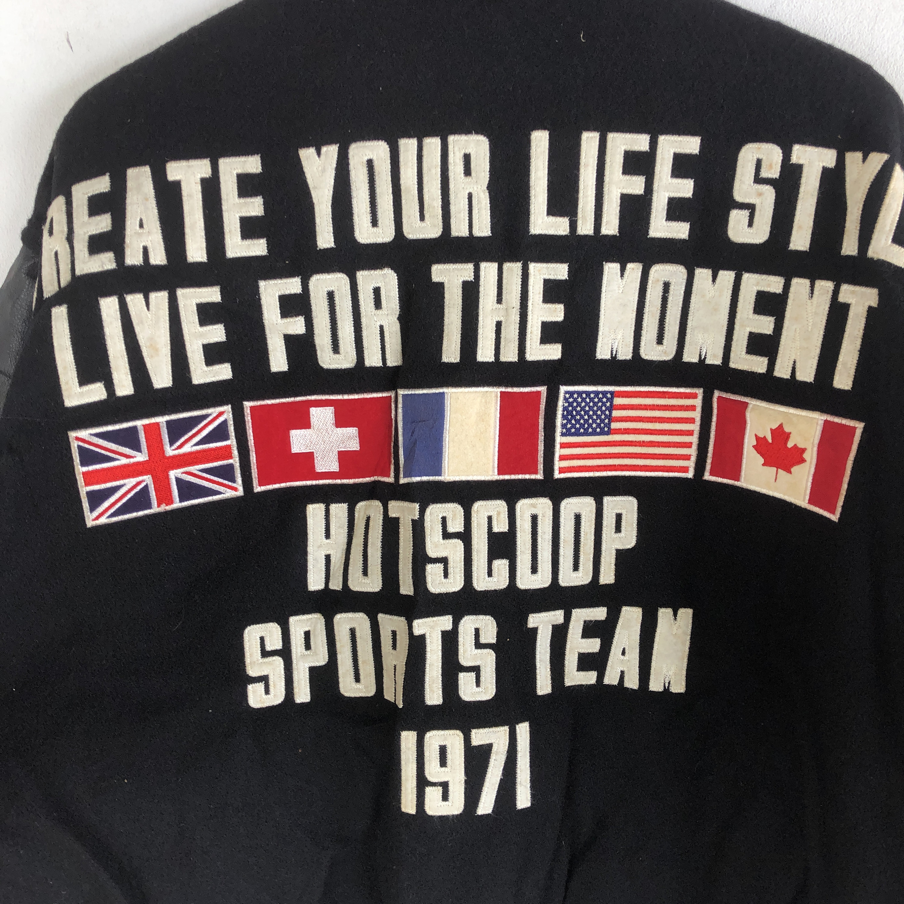 [ 50%OFF ] カット無し切手　コートジボワール  cbj_s190_er Vintage Hotscoop Member Varsity Jacket 90s Mens Baseball