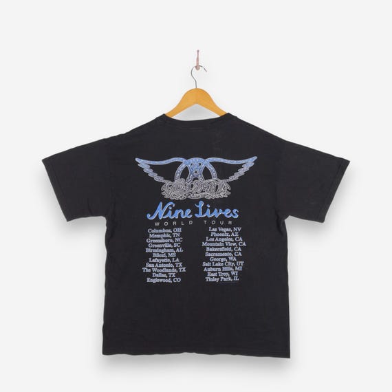 AEROSMITHエアロスミスNINE LIVES Tour1997TシャツL黒 NineLiveTour2.png?v=1678385259