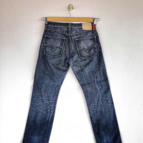 Vintage Levi's 505 Denim Distressed Jeans Pants Tapered Levi’s Casual Denim Light Washed Zipper Levi Jeans Mom shops Jeans High Waist Size 30x29