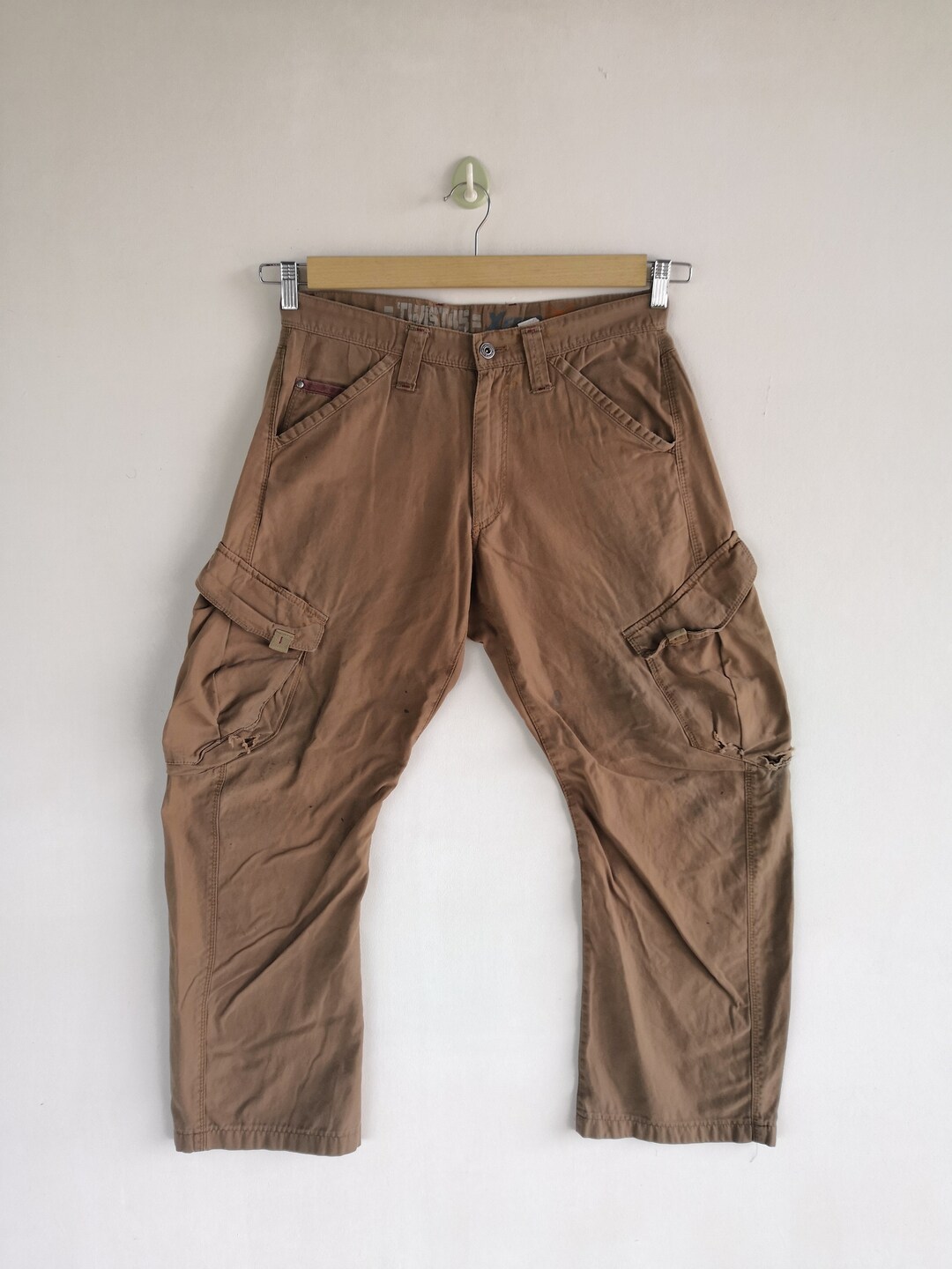 KAMIYA Distressed Sarge Pants （BROWN） KAMIYA Distressed Sarge Pants （BROWN） -FASCINATE