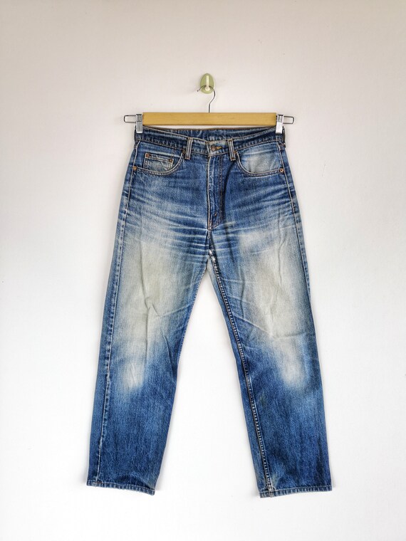 30W 28L Vintage Rusty Levis 503 Denim 