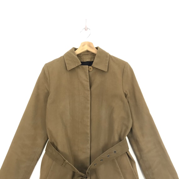 Vintage Margaret Howell Trench Coat Jacket 90s Br… - image 4