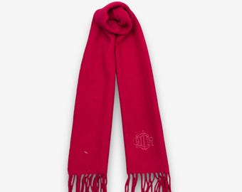Vintage Christian Dior Scarf Winter Wool Christian Dior Lambswool