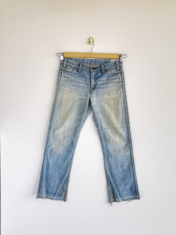 Size 32x27.5 Orange Tabs Levis Jeans 
