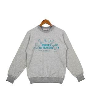 Vintage Snoopy Joe Cool Sweatshirt 90s Snoopy Peanut Joe Pullover Crewneck Sweater Large Womens Cartoon Jumper Gray Size L