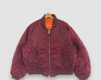 Vintage 1980s Alpha Industries Ltd Ma-1 Army Flight