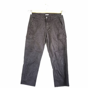 Size 28x26 Outdoor Cargo Pants Navy Japanese Y2K Womens High Waisted Casual Multi Pocket Utility Harajuku Techwear Tactical Trousers W28