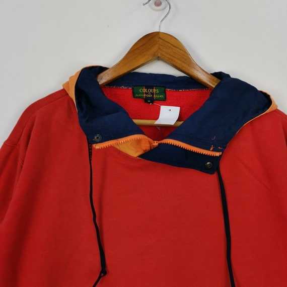 Vintage 90s Alexander Julian Hoodie Sweatshirt Me… - image 4